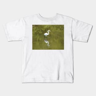 Great Egret, Wild Birds, Wildlife Gifts Kids T-Shirt